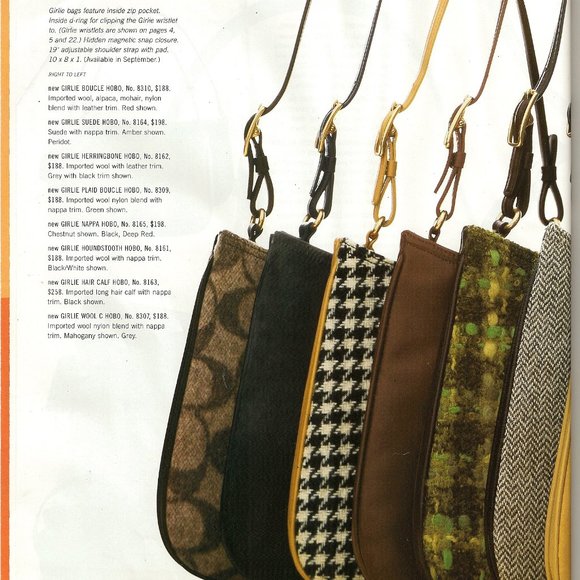 The different types of Coach Y2K "Girlie" hobo bags - Picture 1 of 5